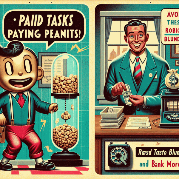 Paid Tasks Paying Peanuts? Avoid These Rookie Blunders and Bank More